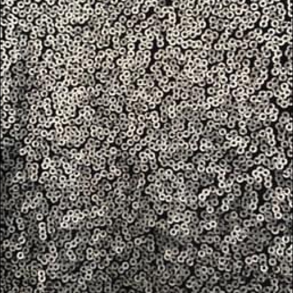 BooHoo Silver Sequin Wrap Mini Dress - Picture 3 of 4